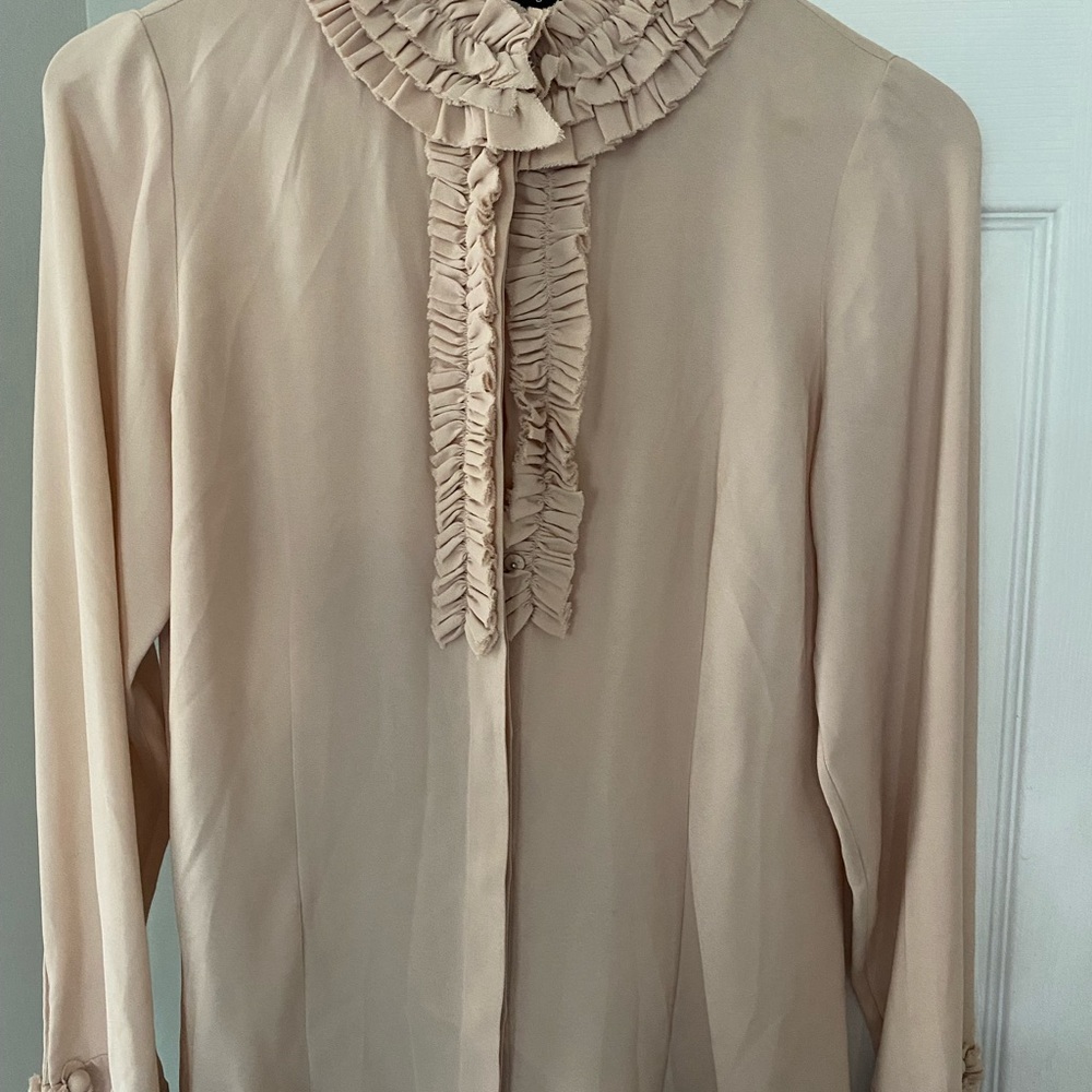 Robert Rodriguez Size 10 Ruffle Blouse